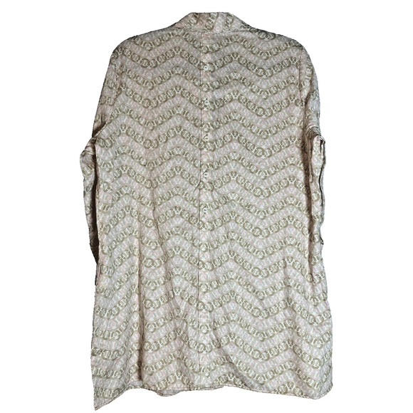 Foxcroft Womens Sz 14 Heritage Non-Iron 100% Cotton Pamela Chevron 3/4 Sleeve - Picture 4 of 11